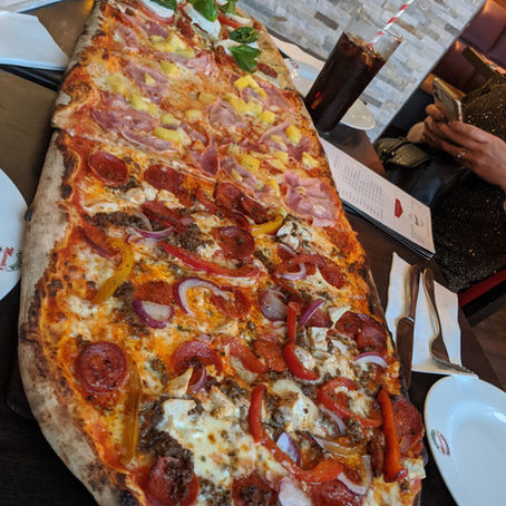 The 1 Metre Pizza…