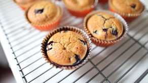 Lower Fat Blueberry Muffins